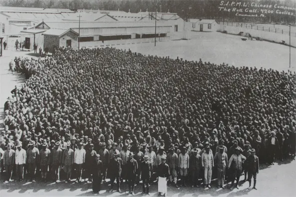 Arrival of Chinese labourers in South Africa