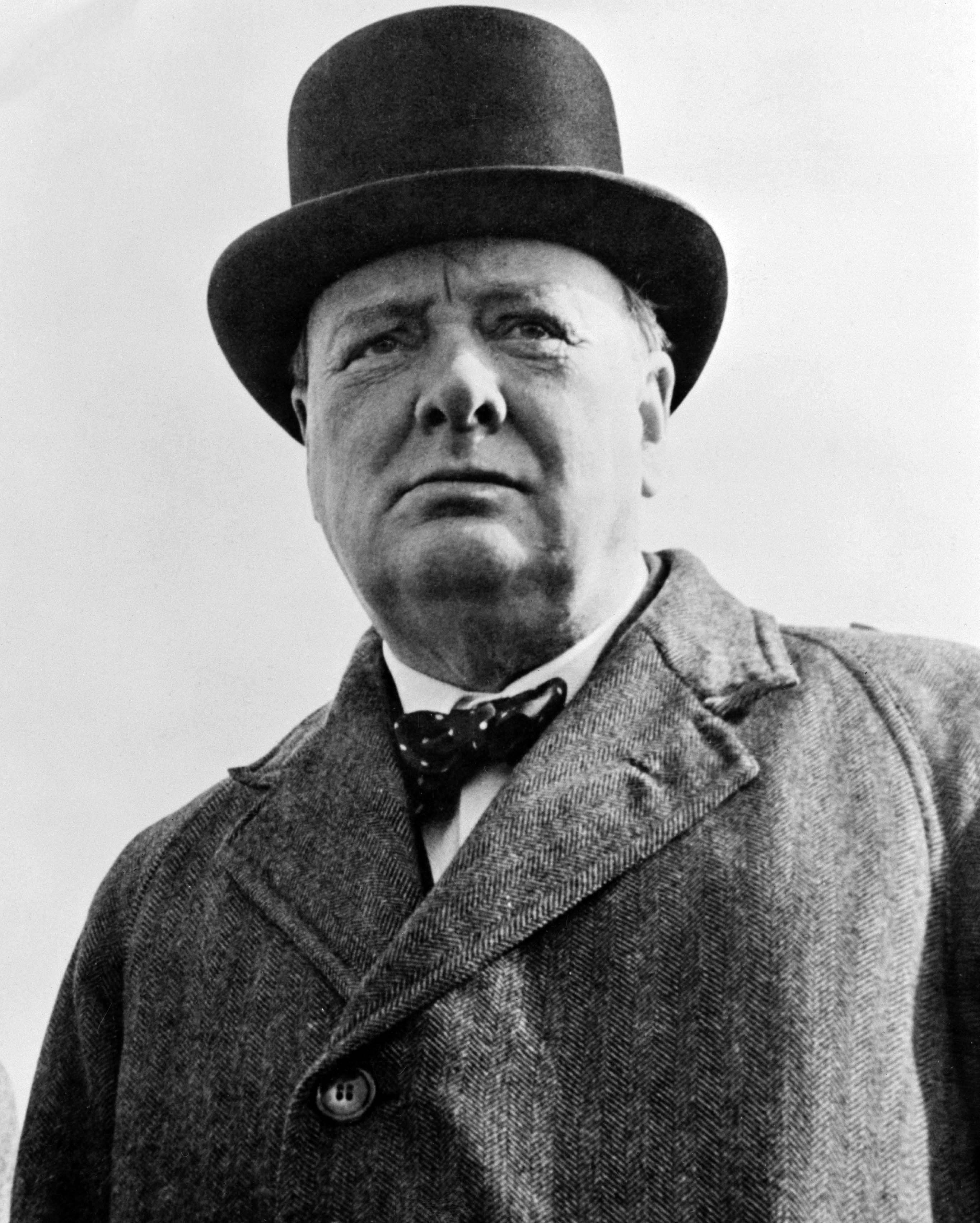 Sir Winston Spencer Churchill portrait