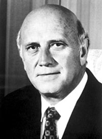 Former SA President F.W. de Klerk