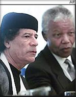 Gaddafi and Mandela.