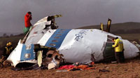 Remains of Pan Am 103
