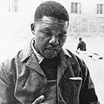 Nelson Mandela in Robben Island