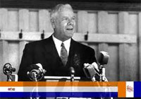 Dr. Verwoerd speaking just before the assassination attemp