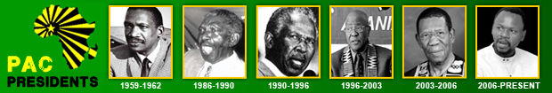 Pan Africanist Congress (PAC) banner