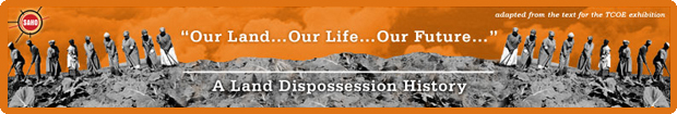 A Land Dispossession History 1600s-1990s A Land Dispossession History 1600s-1990s banner