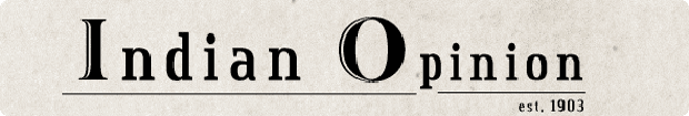 Indian Opinion newspaper banner