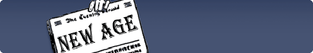 History of 'New Age' Newspaper banner