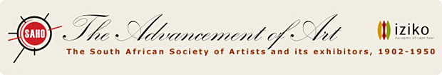 The South African Society of Artists and its exhibitors, 1902-1950