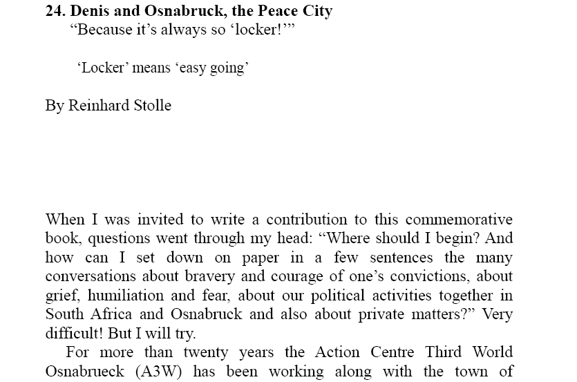 Chapter 21 Denis and Osnabruck, the Peace City by Reinhard Stolle