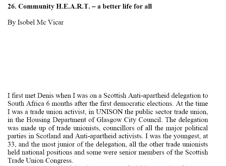 Chapter 23 Community H.E.A.R.T. - a better life for all by Isobel Mc Vicar