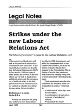 Understand How the Labour Relations Act Affects You in the Workplace