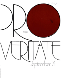 Pro Veritate Volume 10 Number 5 September 1971 South African History