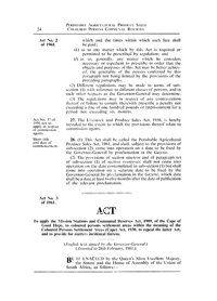 Coloured Persons Communal Reserves Act, Act No 3 of 1961