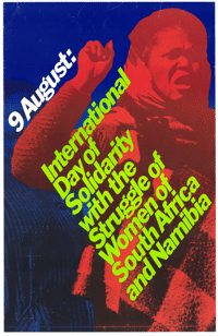 9th August: International Day of Solidarity with the struggle of women of South Africa and Namibia
