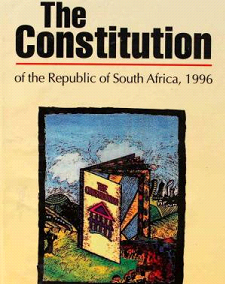 Constitution of the Republic of South Africa, 1996 | South African History  Online