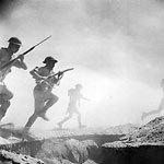 WW2: British 8th army marches into Tripoli