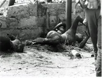 South African Defence Force (SADF) attacks a Namibian refugee camp in Cassinga, Angola
