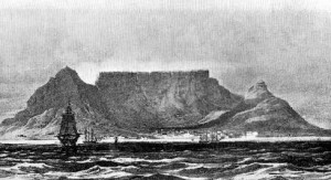 The first family at the Cape moves into the fort