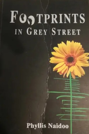 Footprints in Grey Street - Front Cover - Phyllis Naidoo