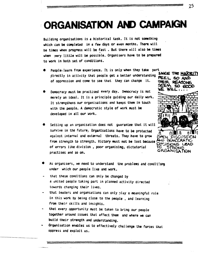 UDF Campaign Manual - Section B: "How We Are Struggling - The Methods"