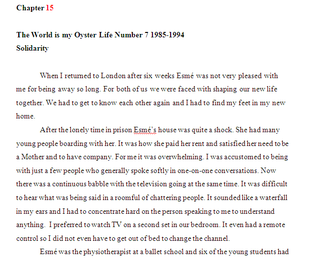 Chapter 15 The World is my Oyster Life Number 7 1985-1994 by Denis Goldberg
