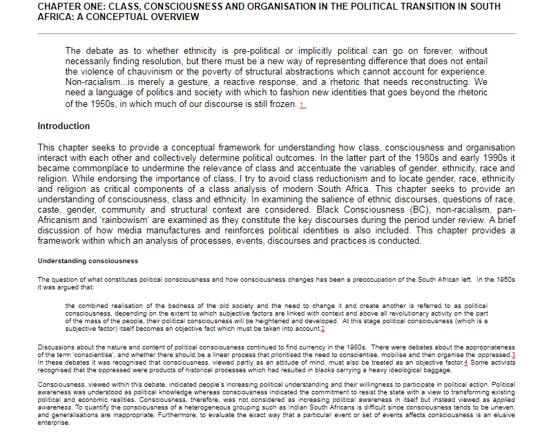 CHAPTER ONE: A Conceptual Overview by Kumi Naidoo