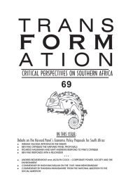 The ‘Hani Memorandum’ – introduced and annotated by Hugh Macmillan