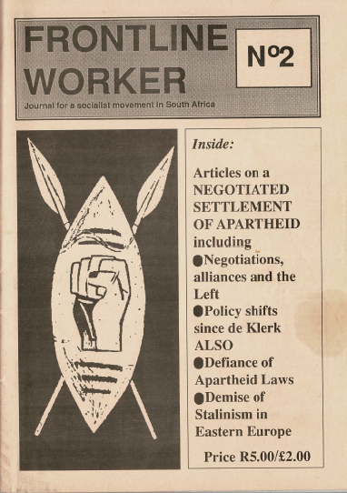 Frontline Worker Issue Number 2- April/May 1990
