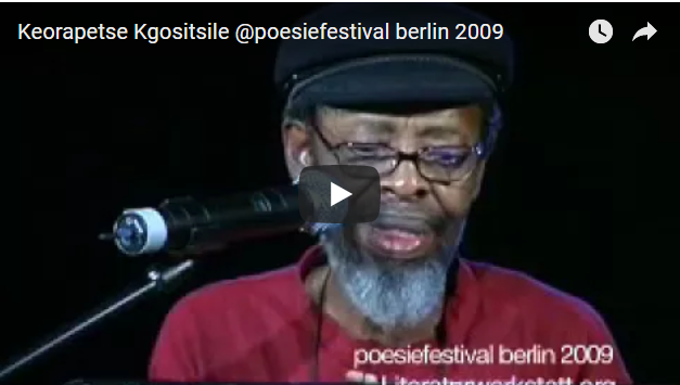Keorapetse Kgositsile @poesiefestival berlin 2009