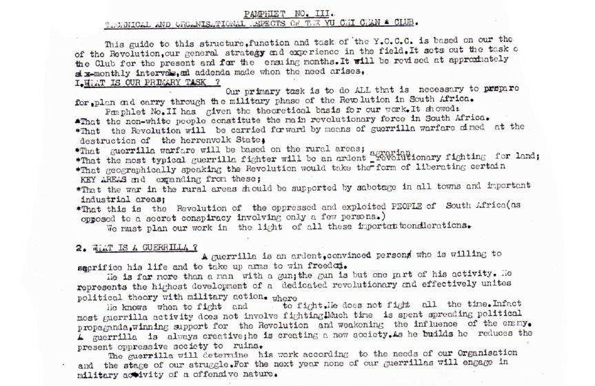 Yu Chi Chan Club Pamphlet No. III - Technical and Organisational Aspects of the Yu Chi Chan Club