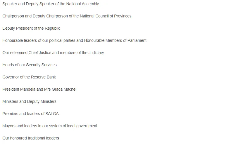 2004 - President Mbeki, State of the Nation Address, 21 May 2004 (After National Elections)