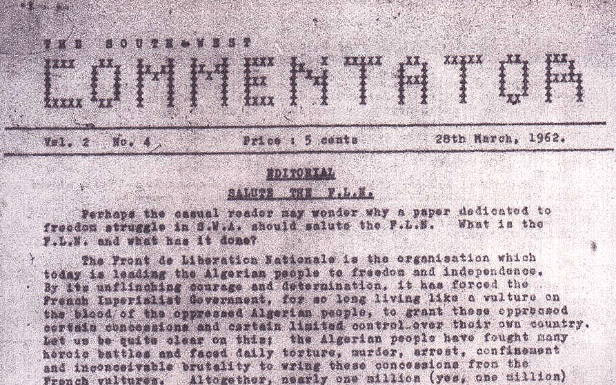 The South West Commentator,Vol 2 No 4, 28 March 1962