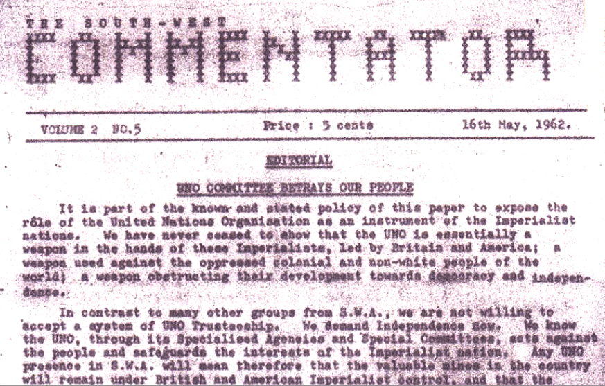 The South West Commentator, Vol 2 No 5, 16 May 1962