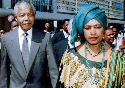 Winnie and Nelson Mandela divorce