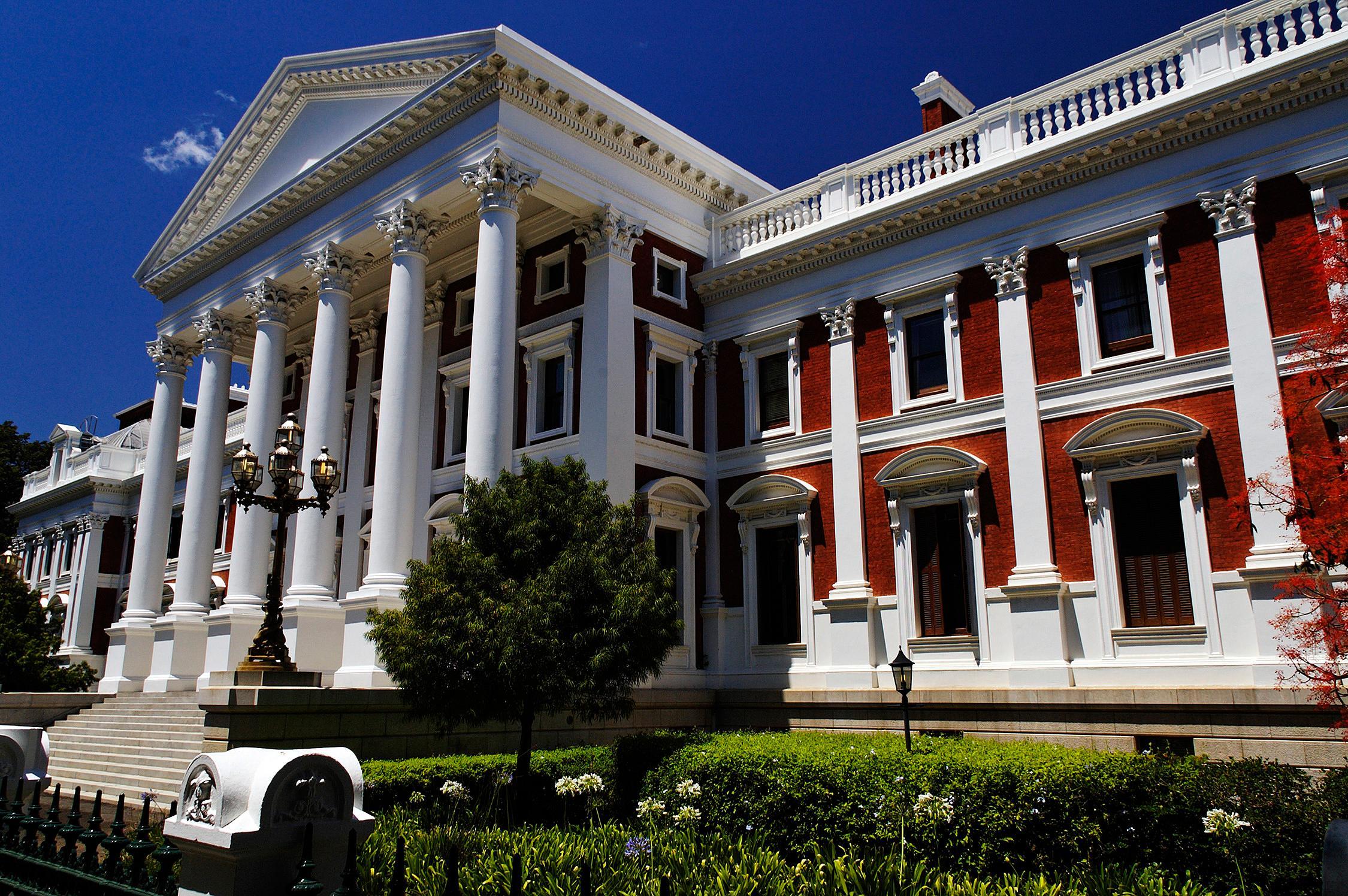 The last sitting of an all-white Parliament