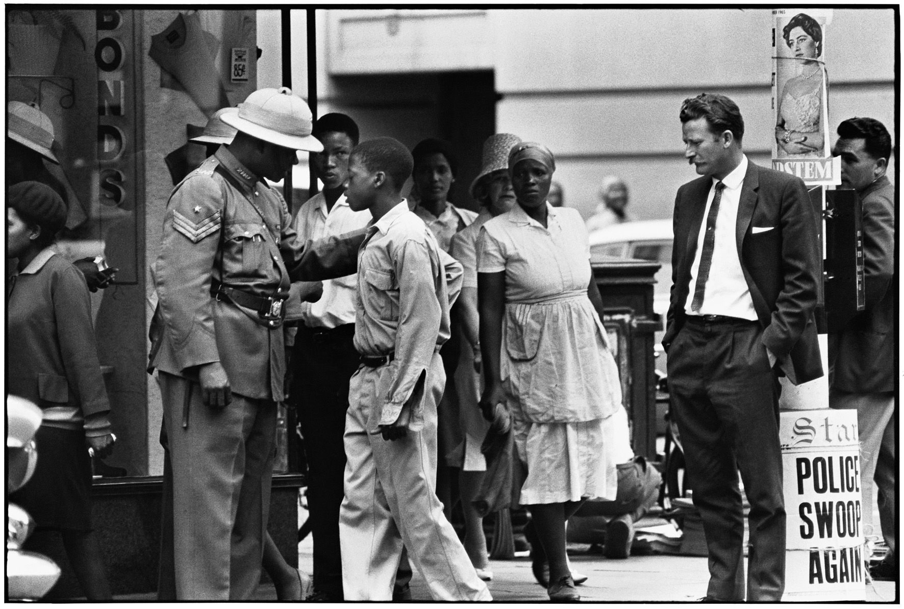 Police swoop by Ernest Cole