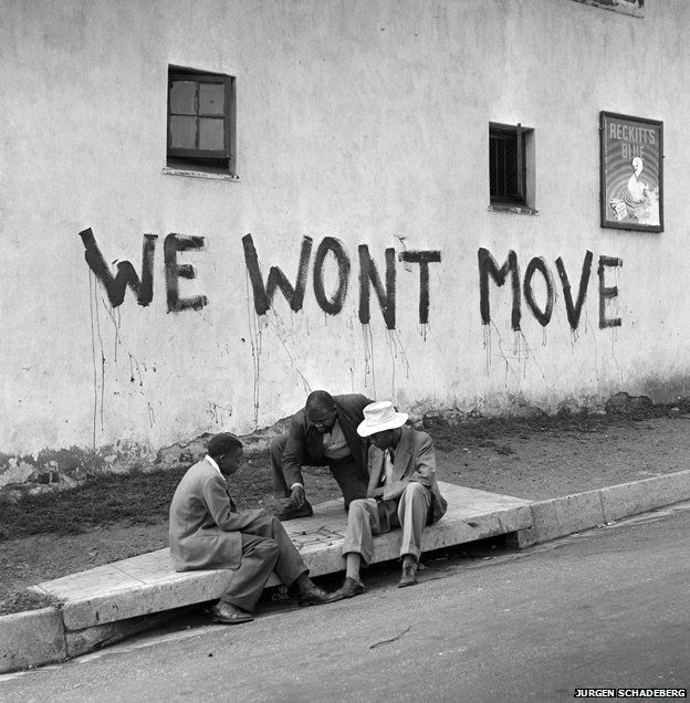 Sophiatown We won't move graffiti