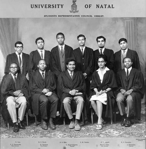 Rajes Pillay - SRC 1966-67 - University of Natal
