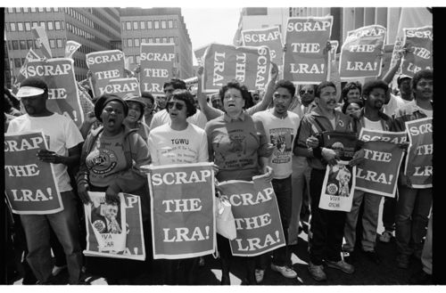 anti LRA march, 1988
