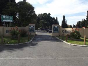 The entrance at Stikland Cemetery, Bellville, Cape Town