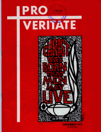 Pro Veritate Volume 12 Number 8 December 1973 South African History