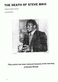 The Death of Steve Biko South African History Online The Death of Steve Biko South African History Online