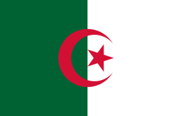 Flag of Algeria.