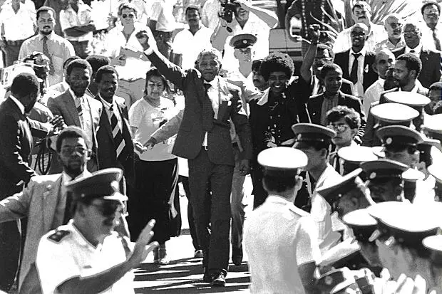 Nelson Mandela released from prison, 11 February, 1990