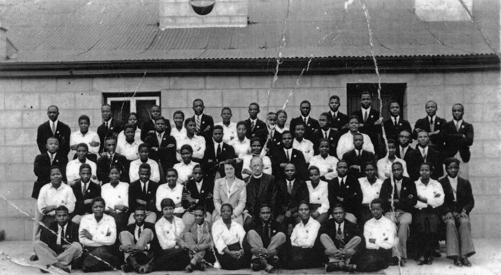 Nelson Mandela at Healdtown College 1937-1938