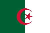 Flag of Algeria.