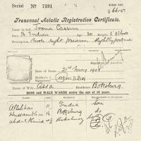 The pass that Indians were forced to carry in the Transvaal