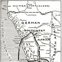 Map South West Africa