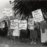 Africa Day protest in Cape Town