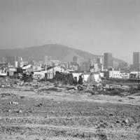 The destruction of District Six under the Group Areas Act. Cape Town, Cape. 5 May 1982